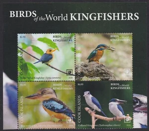 Cook Islands (2020) Birds of the World, Kingfishers, Large Stamp - BK/4, Top - Picture 1 of 1