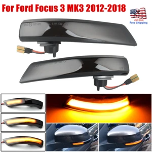 Luces de señal de giro LED de humo dinámico para Ford Focus 3 MK3 2012-2018 SE/ST - Imagen 1 de 12
