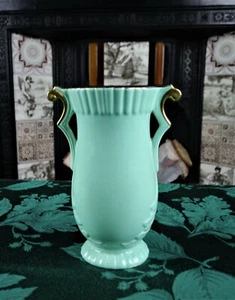 Magnificent Vintage Gold Rimmed Green Crown Devon Numbered Jug - Picture 1 of 12