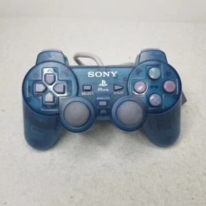 Sony Playstation 1 - PS1 PSOne Analog Controller Island Blue SCPH-110 OEM - Picture 1 of 13