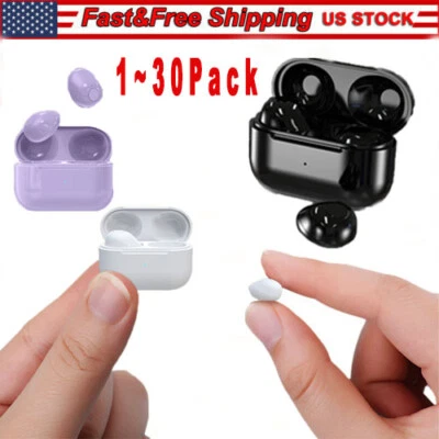 2025 Mini Earbuds Invisible Sleep Headphone Bluetooth 5.2 Earphones Wireless Lot - Image 1 of 4
