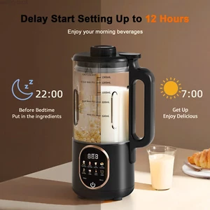 Máquina temporizador para hacer leche de nueces 10 en 1 50 oz almendra soja avena sin lácteos - Imagen 1 de 32