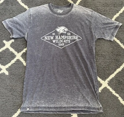 New NCAA New Hampshire Wildcats Short Sleeve Tee T-shirt Men’s Large L Blue Gray - Image 1 of 2