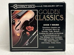 A Treasury of Golden Classics 8 CD Set 7 Hrs Music Classical Symphony Orchestra - Imagen 1 de 4