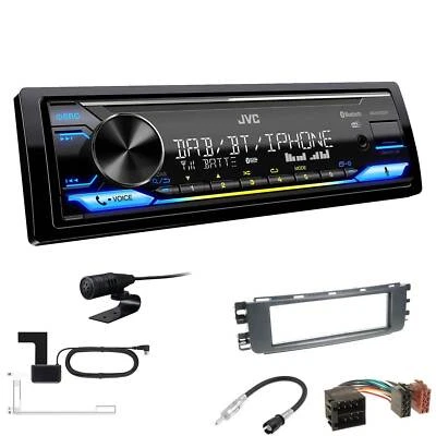 JVC DAB+ Bluetooth USB inkl. Antenne Autoradio für Smart ForFour 2004-2006 - Bild 1 von 4