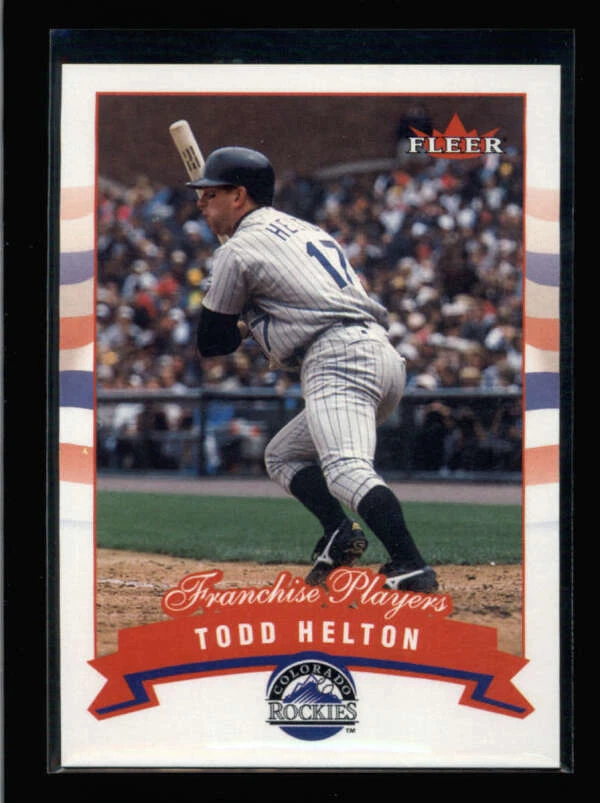 TODD HELTON 2002 FLEER #10 FRANCHISE PLAYERS GLOSSY PARALLEL #110/200 AY7350 - Image 1 of 1