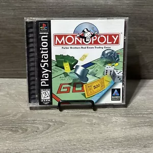 Monopoly (PlayStation 1 PS1) Black Label CIB COMPLETE & TESTED Like New! - Picture 1 of 5