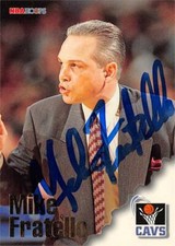 Mike Fratello autographed Basketball Card (Cleveland Cavaliers) 1997 Hoops #253