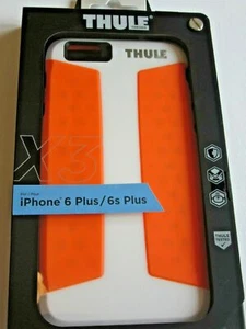 Thule Atmos X3 Case Apple IPhone Fits 6Plus-6S Plus White/Shocking OrangeRRP£30# - Picture 1 of 5