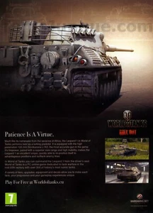2015 World of Tanks Video Game Play PRINT AD Wall Decor Idea! (1300) - Picture 1 of 1