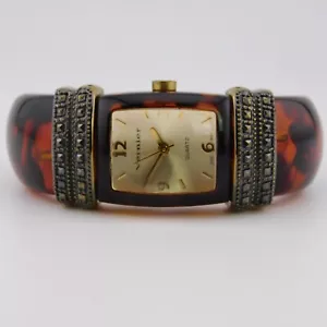 Vernier 1855 Cuff Bracelet Quartz Analog Women's Watch Sz. 6" New Battery - Picture 1 of 10