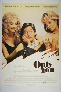 ONLY YOU 23x25 Original RARE Czech movie poster 1992 ANDREW MCCARTHY, HELEN HUNT - Picture 1 of 6