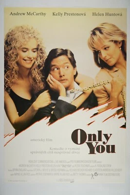 ONLY YOU 23x25 Original RARE Czech movie poster 1992 ANDREW MCCARTHY, HELEN HUNT - Image 1 of 4