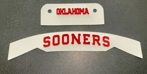 3D Bumpers - Oklahoma F7 Bumper Set for a Full Size Football Helmet - Picture 1 of 2