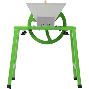 Fruit & Apple Crusher w/ Flywheel & Stand 7L Manual Juicer Grinder Wine Pressing - Picture 1 of 7