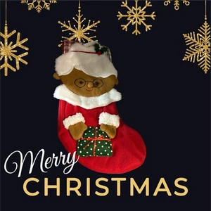Grandma / Mrs Claus Christmas Stocking New - Picture 1 of 5
