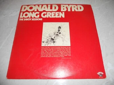 Donald Byrd "Long Green" 1976 LP Mono Reissue Jazz Bop US Savoy SJL1101 EX - Image 1 of 4