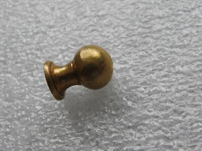 ANCIEN BOUTON EMBOUT POIGNEE BRONZE MEUBLE HORLOGE PENDULE CLOCK QUINCAILLERIE  - Photo 1/4