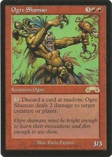 MTG: *OGRE SHAMAN* - Exodus - Magic the Gathering - Combined Shipping! CCG TCG