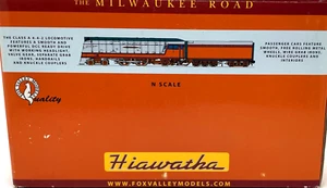 N FOX VALLEY MODELS FVM 40001 MILWAUKEE ROAD HIAWATHA SET 4-4-2 STEAM 7 CARS - Picture 1 of 6