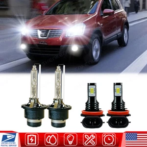 For Nissan Murano 2009-2014 HID Headlight Bulbs Hi/Lo Beam + Fog Light Bulb Kit - Bild 1 von 12