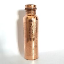 Beautiful Floral Embossed Design Copper Water Bottle Eco-Friendly Drinkware Gift