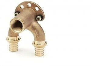 Rehau Rautitan wall angle short with passage and internal thread - Picture 1 of 1