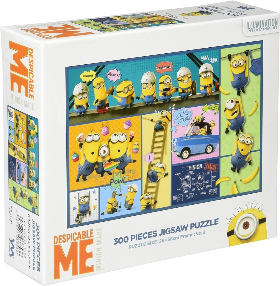 Yanoman 300pcs Jigsaw Puzzle Minions Comic Art 26x38cm 03-853