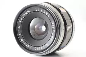 【Exc+5】 Olympus G.Zuiko Auto W 20mm f/3.5 Weitwinkelobjektiv Stift F FT FV JAPAN 3300 - Bild 1 von 8