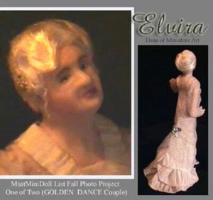 1:12 Visual Dollhouse Doll Dressing Made Easy~By Dana ~ELVIRA Tutorial ~ - Picture 1 of 1