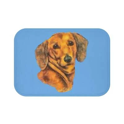Dachshund 'Doxie 1' Bathroom Rug Mat - - Изображение 1 из 4