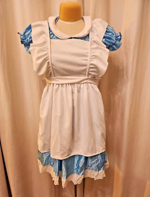Alice in Wonderland California Costumes Adult small 6-8 Dress and Apron - Image 1 of 4