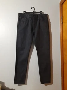 Levi's Herren 512 Jeans Schwarz Denim Gr. 36/32 Regular Straigh Leg Freizeit - Bild 1 von 7