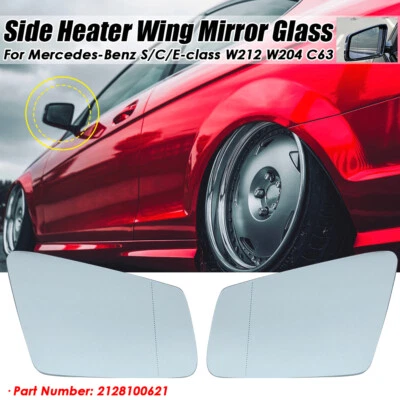 Espejo retrovisor térmico lateral derecho + derecho para Mercedes-Benz Clase S/C/E W212 W204 C63- Foto 1 de 4