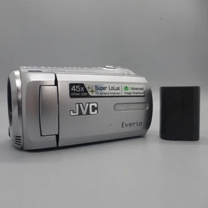 JVC Everio GZ-MS210SEK Handheld High Definition HDD Camcorder Silver Tested - Picture 1 of 9