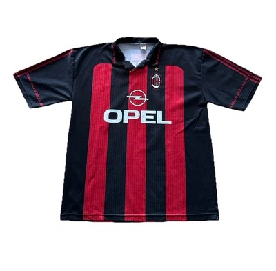 Vintage 90s Oliver Bierhoff AC Milan Football Soccer Jersey 1998-1999 Size M/L - Image 1 of 4