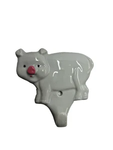 VTG Takahashi Pig Ceramic Wall Hook EUC Baby Kids 3.5" x 3.5" - Picture 1 of 4
