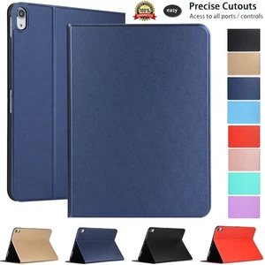Slim PU Leather Flip Case For iPad (A16) 11th 10th 9th 8th 7th 6th 5th Gen 10.2" - Picture 1 of 40