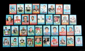orig. 1971 Topps Football Card LOT x 37 First Series Only, Mid-Grade/Few Dupes - Picture 1 of 11