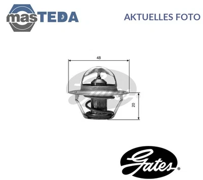 TH00388G1 KÜHLFLÜSSIGKEIT KÜHLER THERMOSTAT GATES FÜR FORD OTOSAN TAUNUS 1.6 - Image 1 of 4