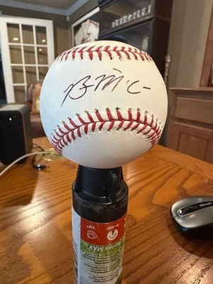 Brian McCann Autographed OMLB Baseball MLB Authentication - Great Condition ! - Image 1 of 2