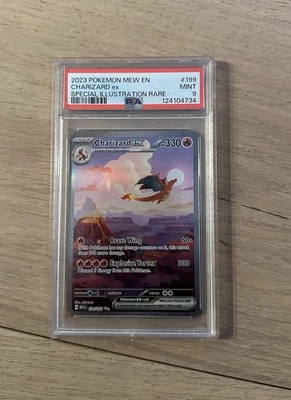 Charizard ex 199/165 Sv: Scarlet & Violet 151 Holo PSA 9 - Image 1 of 2