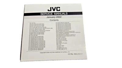 JVC SERVICE MANUAL FOR TVS AND OTHER SETS MANUFACTURED IN JANUARY 2002 SML200201 - Image 1 of 2