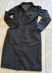 American Airlines Flight Attendant Wollmischung Langarm Kleid Größe 0 Petite - Bild 1 von 8