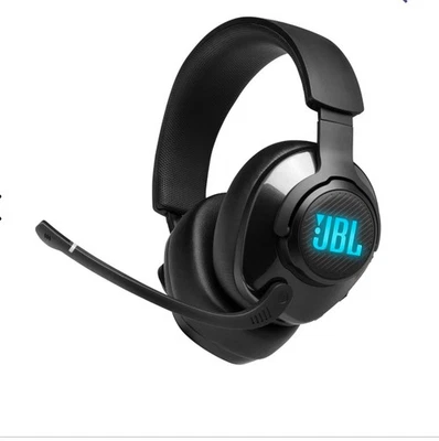 JBL Quantum 400, USB over-ear PC gaming headset with game-chat dial - Image 1 of 3