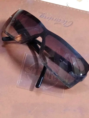 Винтажные солнцезащитные очки DIESEL DS 0095 807Y1 черный надежном щит Sport Y2K эпохи - Изображение 1 из 4