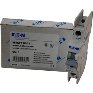 NUEVO Disyuntor Eaton WMZT1D01 1A 1 Polo Tipo D UL 489 480/277V 10kA - Imagen 1 de 3