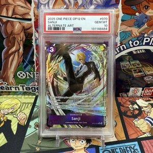 Sanji (Alt Art) R OP12-070 One Piece Legacy of the Master PSA 10 Low Pop - Imagen 1 de 1