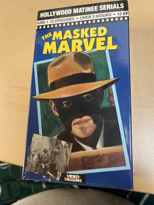 The Masked Marvel Unopened VHS 12 Episode Serial Over 3 Hours - Image 1 of 4
