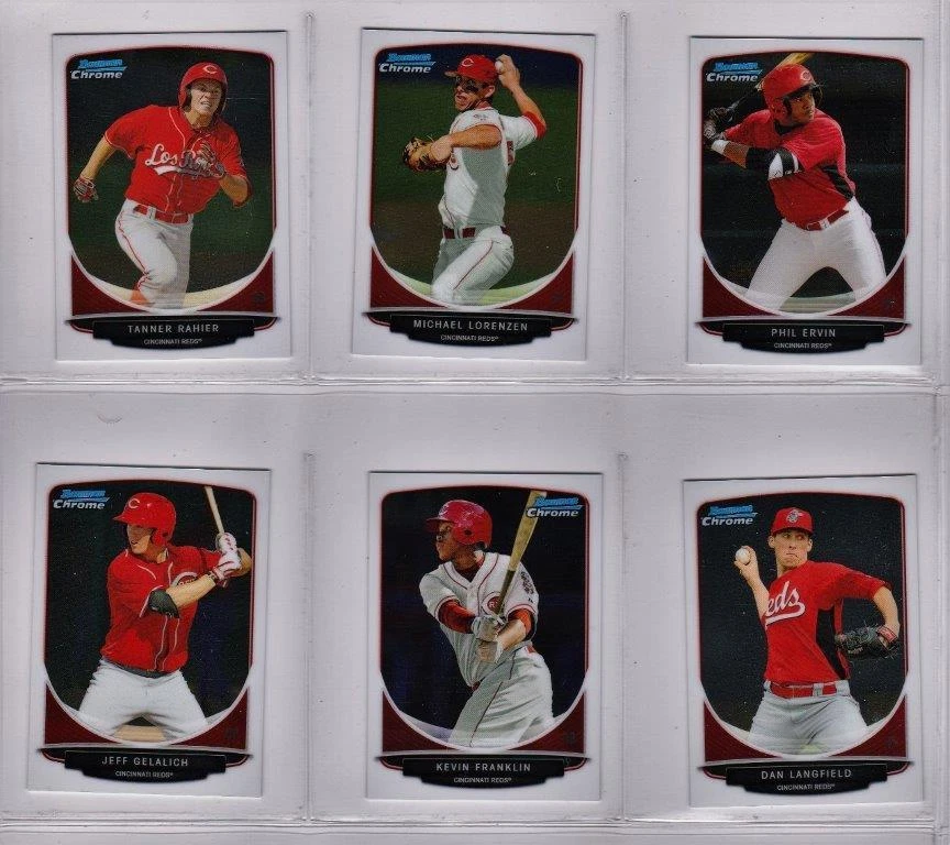Cincinnati Reds 2013 Bowman Chrome 6-card "MINI" BB Team Set  Kevin Franklin - Image 1 of 1